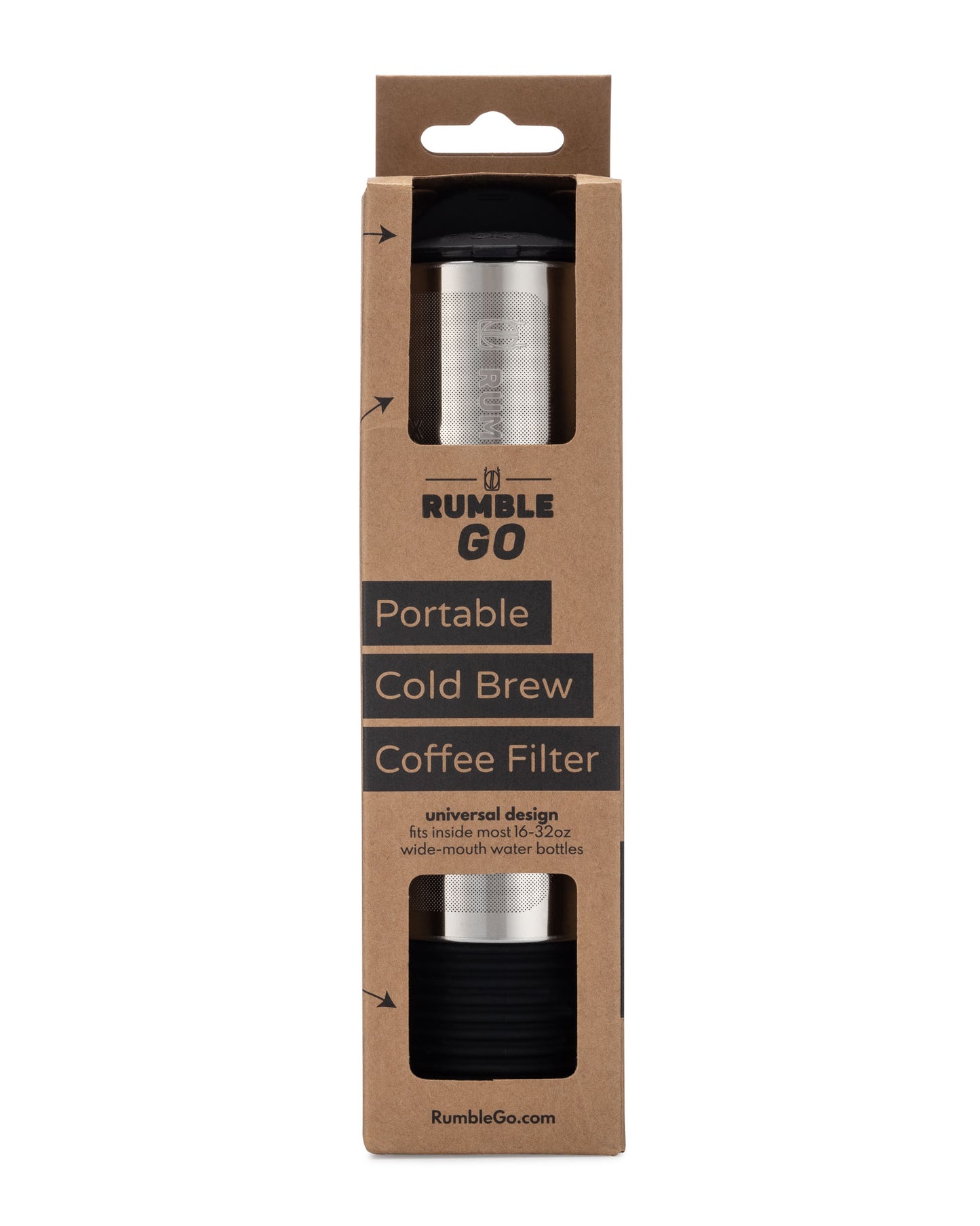 Rumble Go: Portable Cold Brew Coffee Maker (filter only)